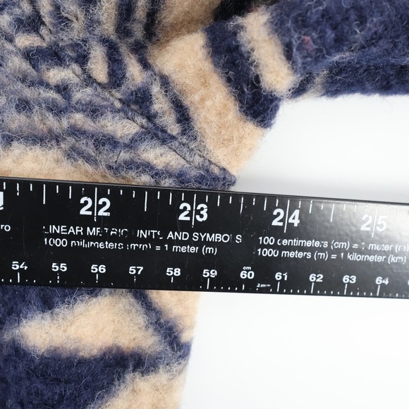 Double RL RRL Ralph Lauren‎ Wool Fleece Aztec Southwestern Shirt Jacket Mens L - Picture 9 of 10